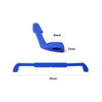 Banda elástica de silicone para óculos de criança, resistente e confortável. Perfeita para óculos de criança.