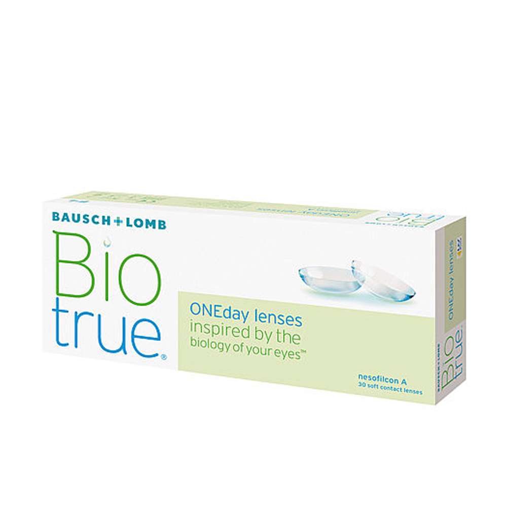 Lentes de contacto Biotrue ONEday da Bausch + Lomb – caixas de 30 e 60 lentes diárias para olhos secos e sensíveis