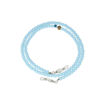 Cordão para óculos personalizável - um acessório leve, funcional e com um toque pessoal. Disponível em verde e azul.
