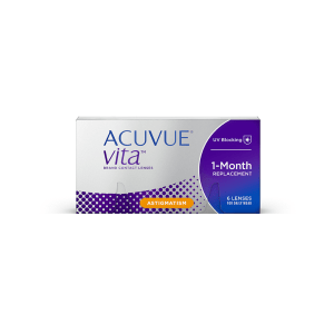 Lentes de contacto Acuvue Vita for Astigmatism Caixa de 6 lentes - conforto mensal com tecnologia HydraMax™