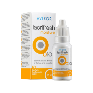 Gotas oculares Avizor Lacrifresh Moisture 15 ml – hidratação e alívio para olhos secos