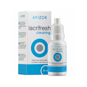 Gotas humectantes para limpar, lubrificar e hidratar todos os tipos de lentes de contacto sem necessidade de as retirar.