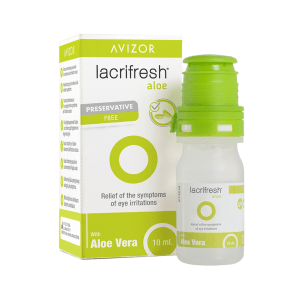 Gotas oculares Avizor Lacrifresh Aloe 10 ml - calmante e lubrificante ocular com aloe vera