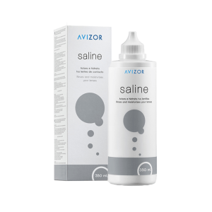 Avizor Saline solução salina para lentes de contacto - frasco 350 ml