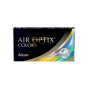 Lentes de contacto graduadas e não graduadas Air Optix Colors da Alcon – lentes coloridas mensais com conforto prolongado.