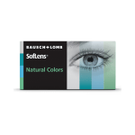 Lentes de contacto coloridas SofLens Natural Colors da Bausch + Lomb — aspeto natural com conforto mensal.