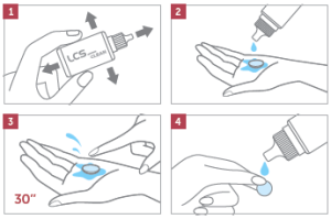 Instruções de utilização LCS Clean
